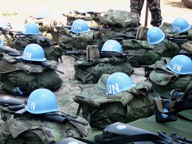 UN Helmets Burundi
